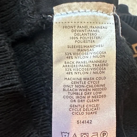 Ann Taylor Black Cardigan with Gold Chain Design - Picture 7 of 7